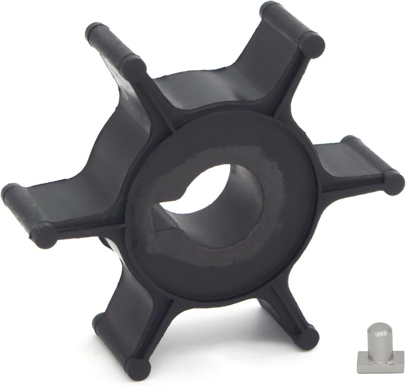 QUICKMARINER QuickMarine 0382221 Boat Water Pump Impeller with Pin Key Service Kit for Johnson Evinrude 1.5-6 HP Outboard Motors replaces 382221 766433 Marine Engine - Image 1
